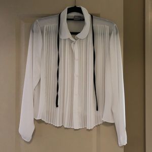 ASOS Romantic Pleated Blouse | US 12